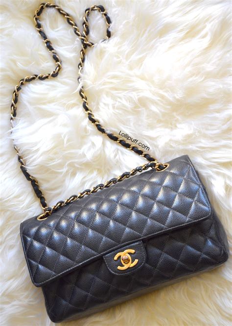 Chanel black classic flap bag